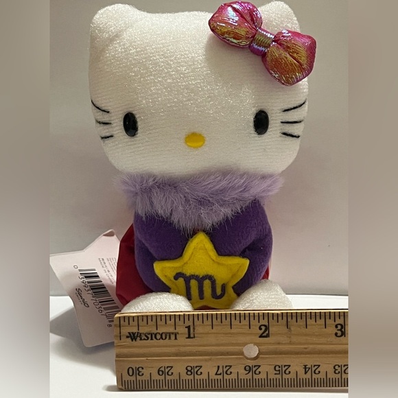 Vintage (2000) Hello Kitty Dolls of the Zodiac Scorpio Small Plush - Picture 7 of 7
